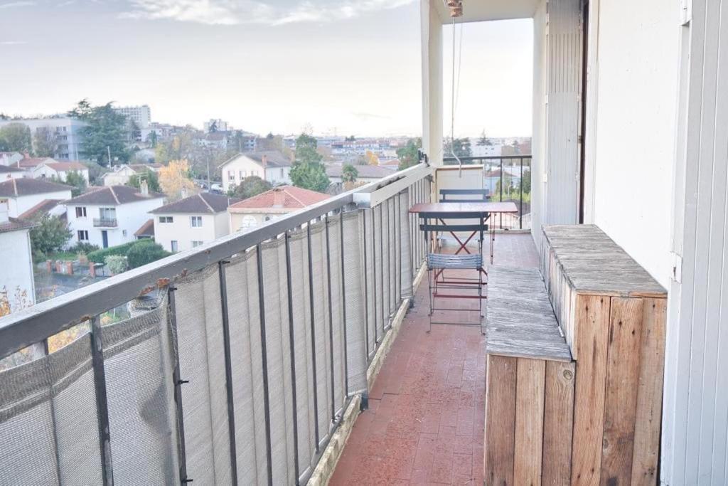 Ferienwohnung *Grand T3*Lumineux*Vue*Parking* Toulouse Exterior foto