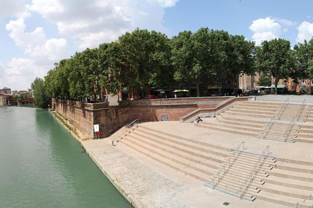 Ferienwohnung *Grand T3*Lumineux*Vue*Parking* Toulouse Exterior foto